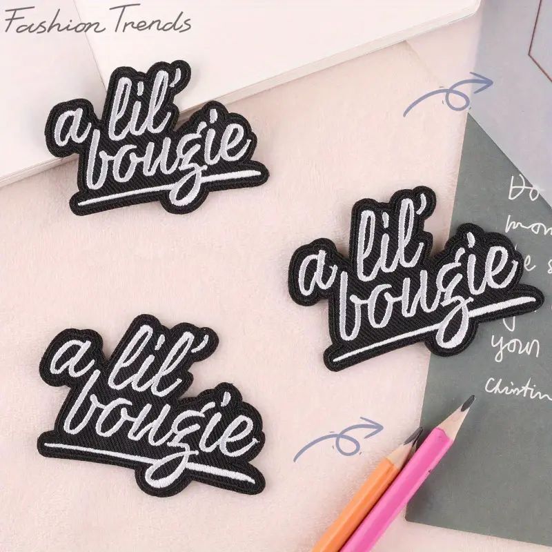 A Lil' Bougie Embroidered Patch For Trucker Hats & More - Image 3