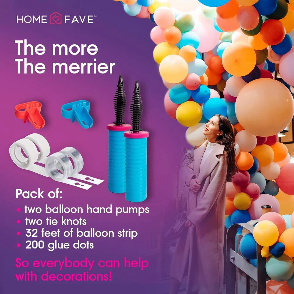 Balloon Pump Set & Balloon Arch Kit - Image 2