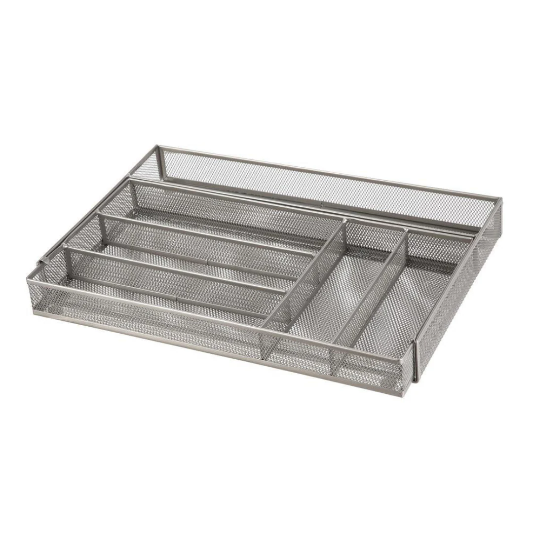 Expandable Metal Mesh Cutlery Tray - Image 2