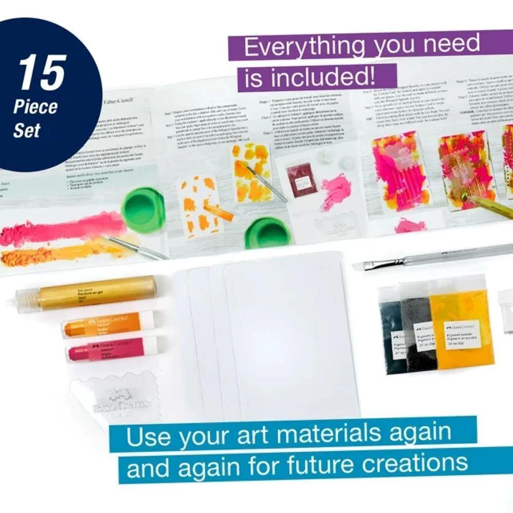 Faber Castell 20 Minute Studio Abstract Art Kit - Image 2