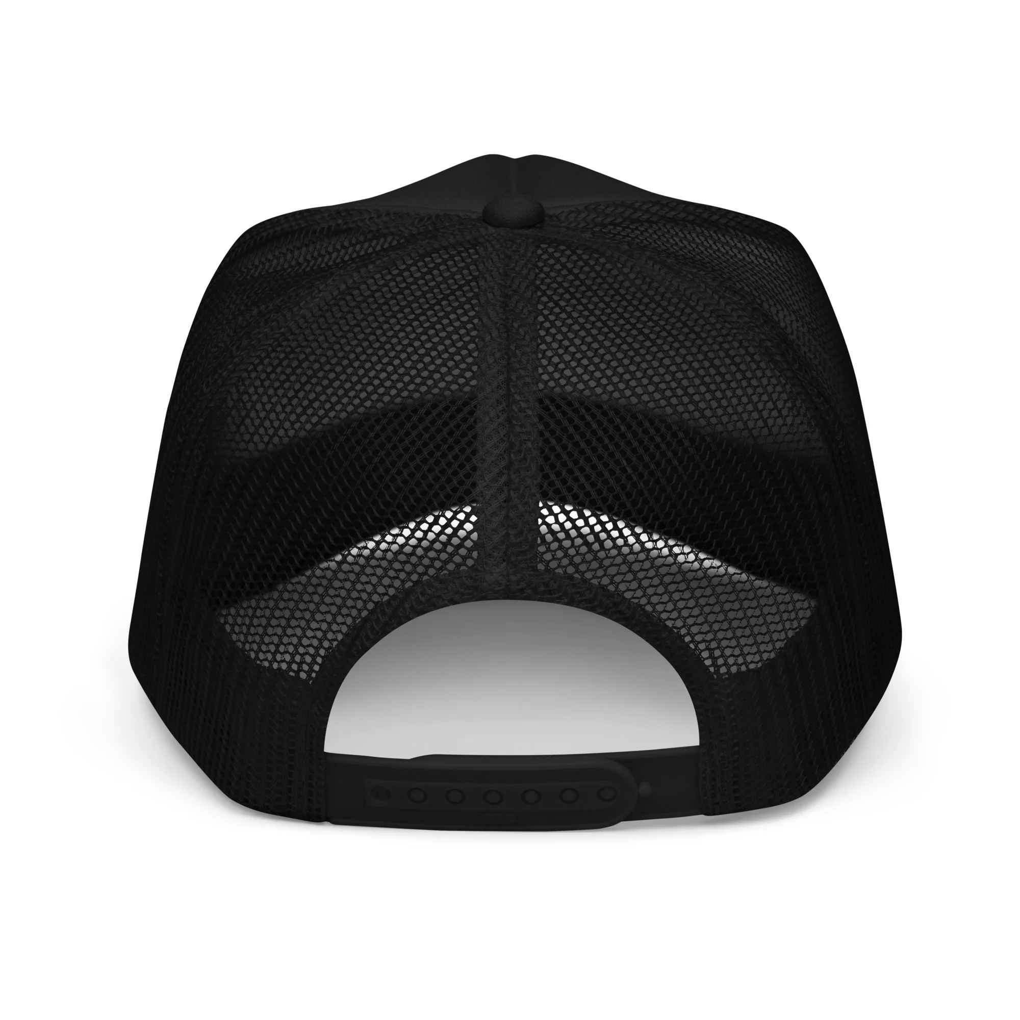 Hair Hustler Embroidered Patches Otto Foam Trucker Hat - Image 3