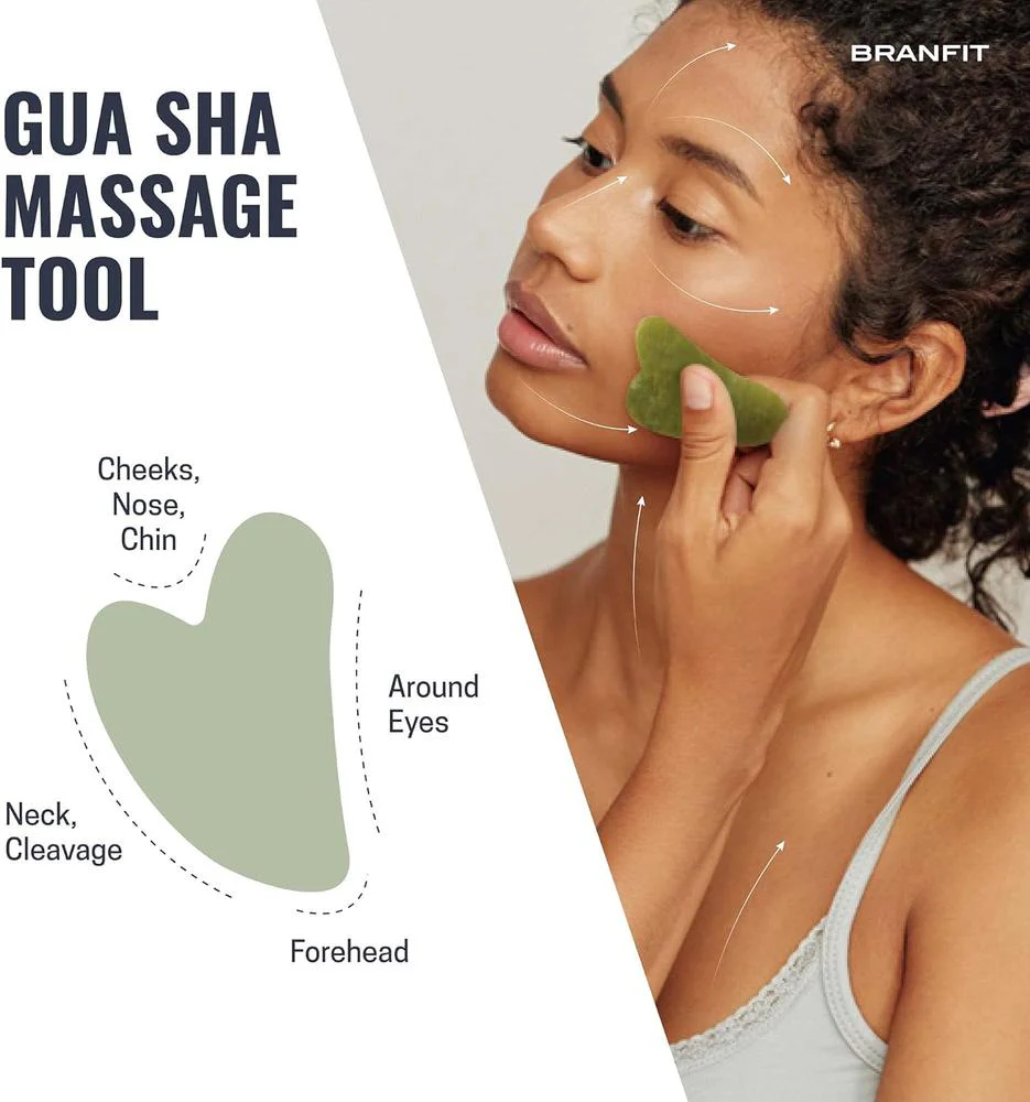 Jade Roller and Gua Sha Massage Tool - Image 3