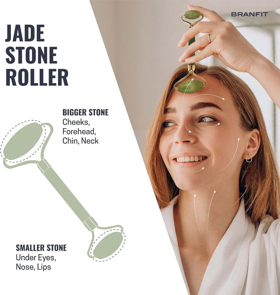 Jade Roller and Gua Sha Massage Tool - Image 4