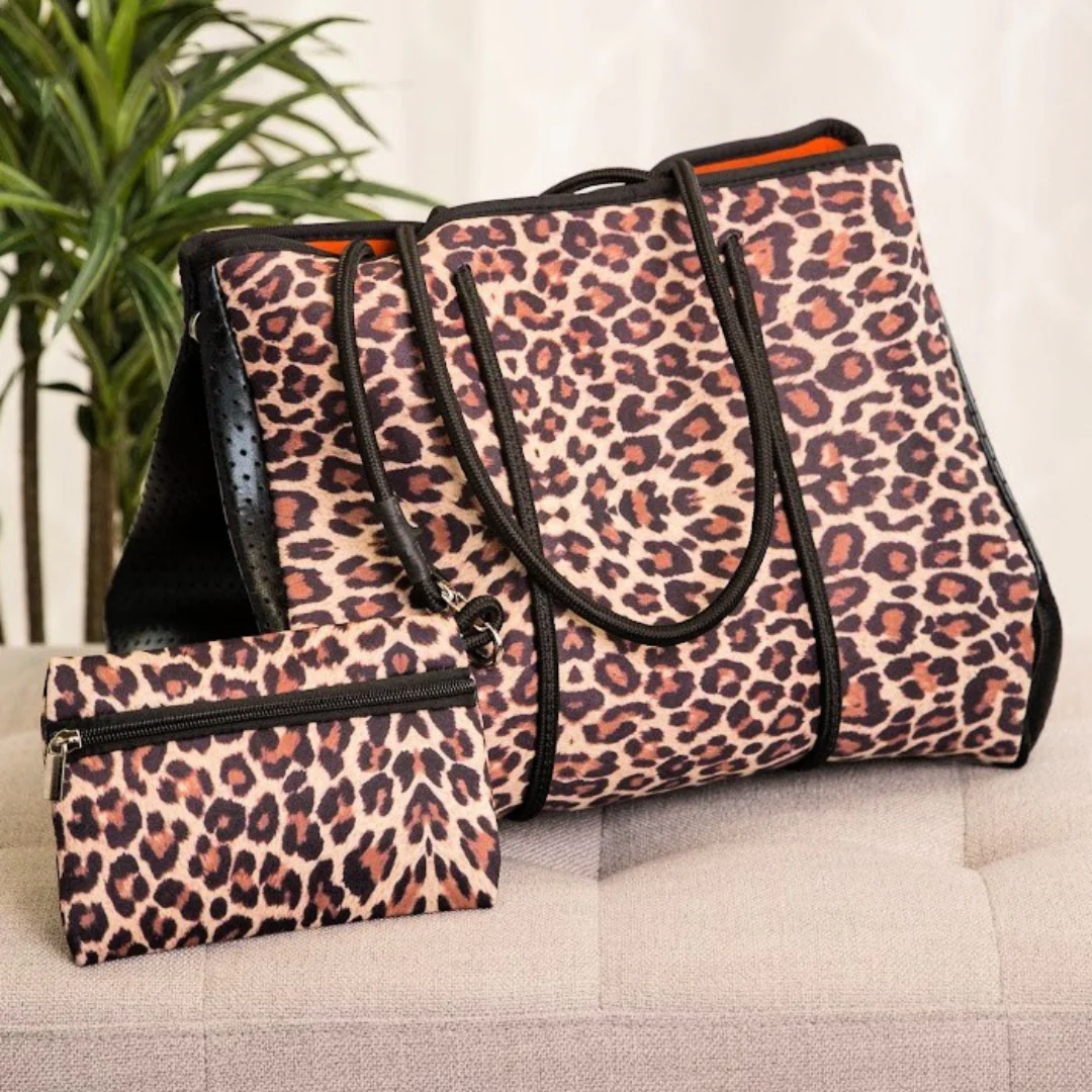 Neoprene Tote Collection Rope Bag With Pouch - Image 6