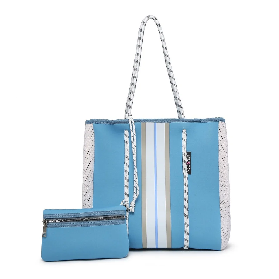 Neoprene Tote Collection Rope Bag With Pouch - Image 9