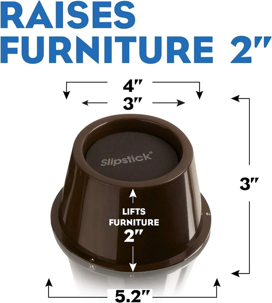 Slipstick 2" Furniture Risers - 4 Pack - Image 3