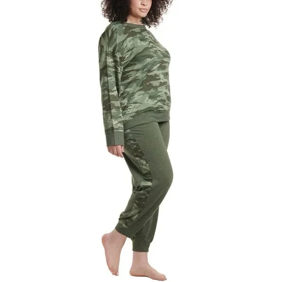 Splendid Super Cozy Camo Plus Size Pajama Lounge Set - 3X - Image 3