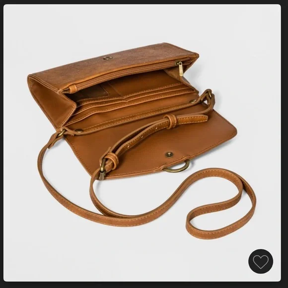 Universal Thread Ring Mini Crossbody Bag – Cognac - Image 3